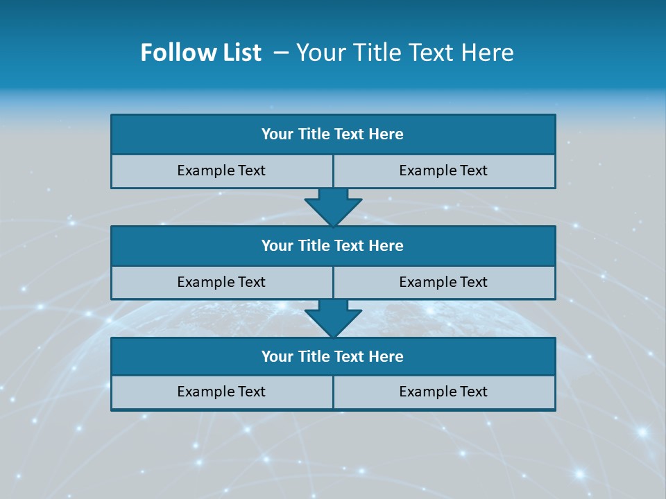 Website Worldwide Map PowerPoint Template
