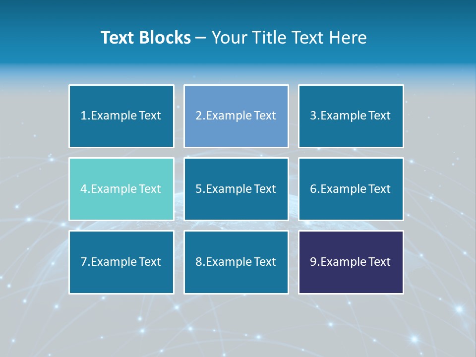 Website Worldwide Map PowerPoint Template