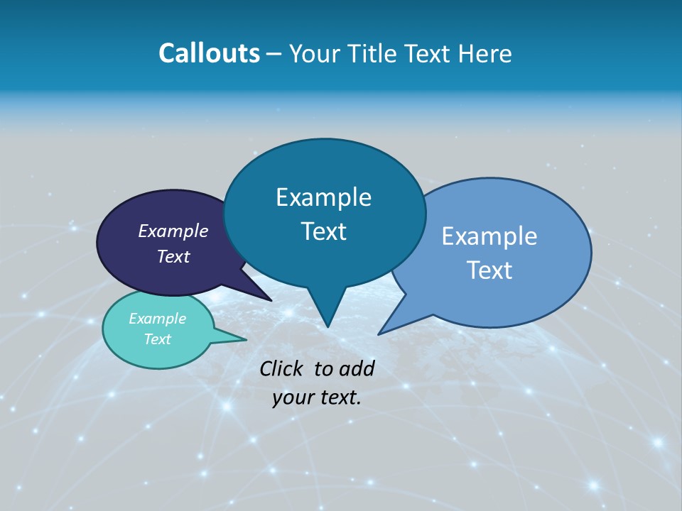 Website Worldwide Map PowerPoint Template