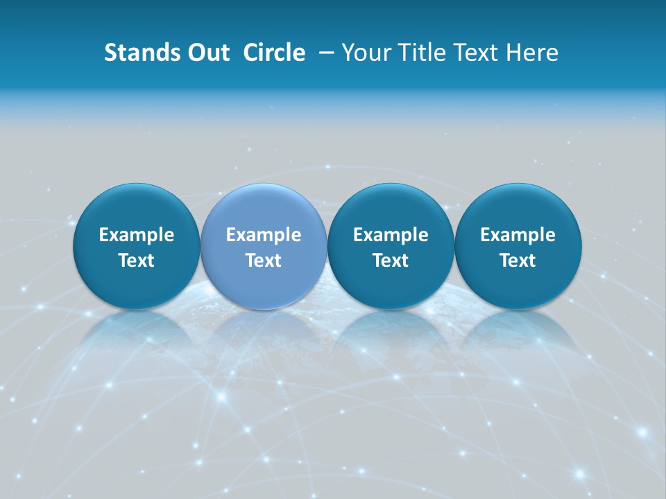 Website Worldwide Map PowerPoint Template