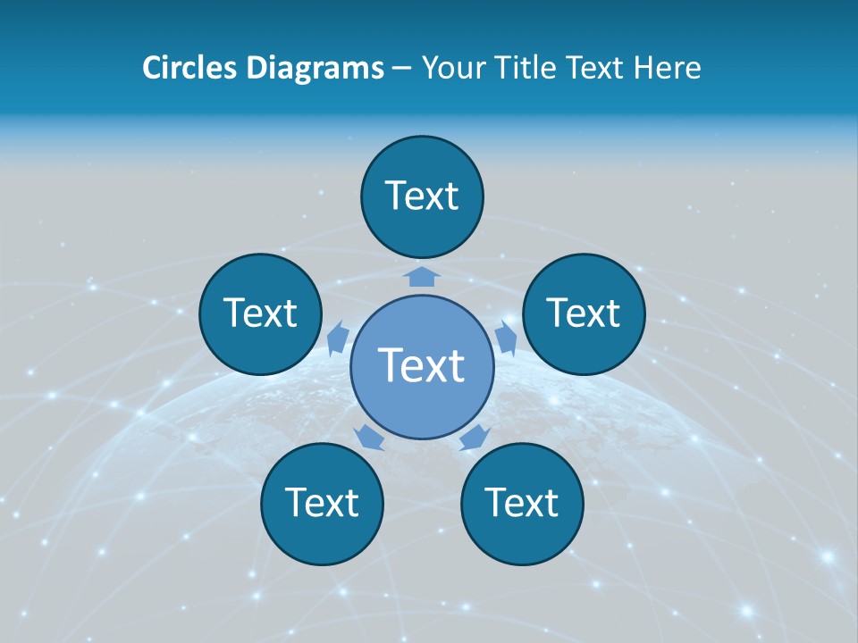 Website Worldwide Map PowerPoint Template