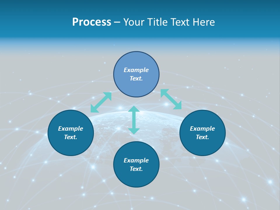 Website Worldwide Map PowerPoint Template