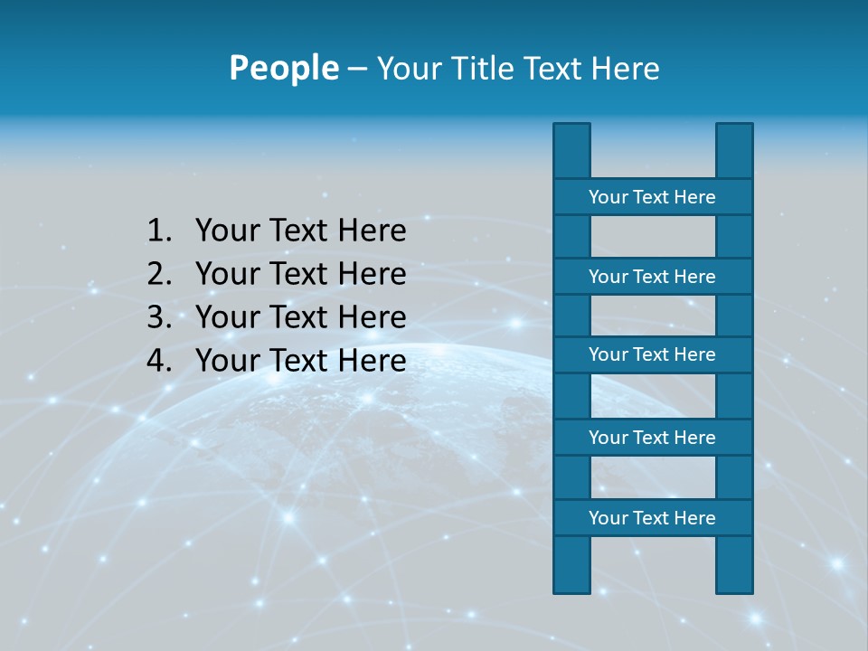 Website Worldwide Map PowerPoint Template