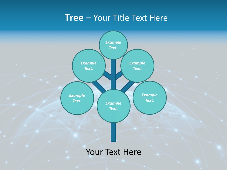 Website Worldwide Map PowerPoint Template