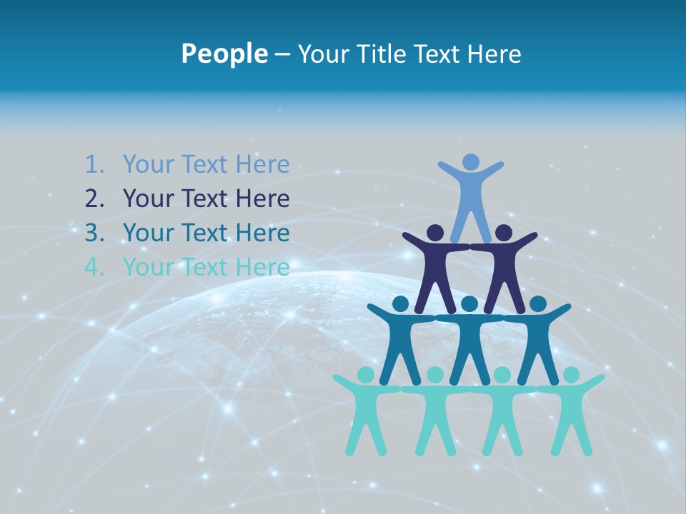 Website Worldwide Map PowerPoint Template