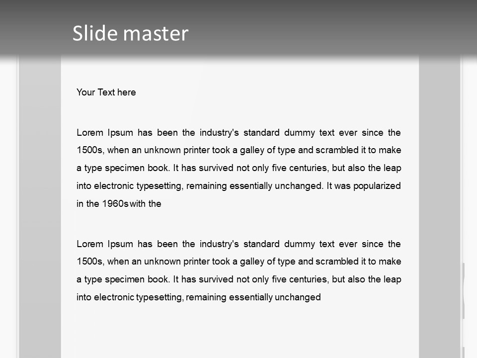 Black Mobile Design PowerPoint Template