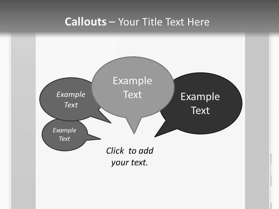 Black Mobile Design PowerPoint Template