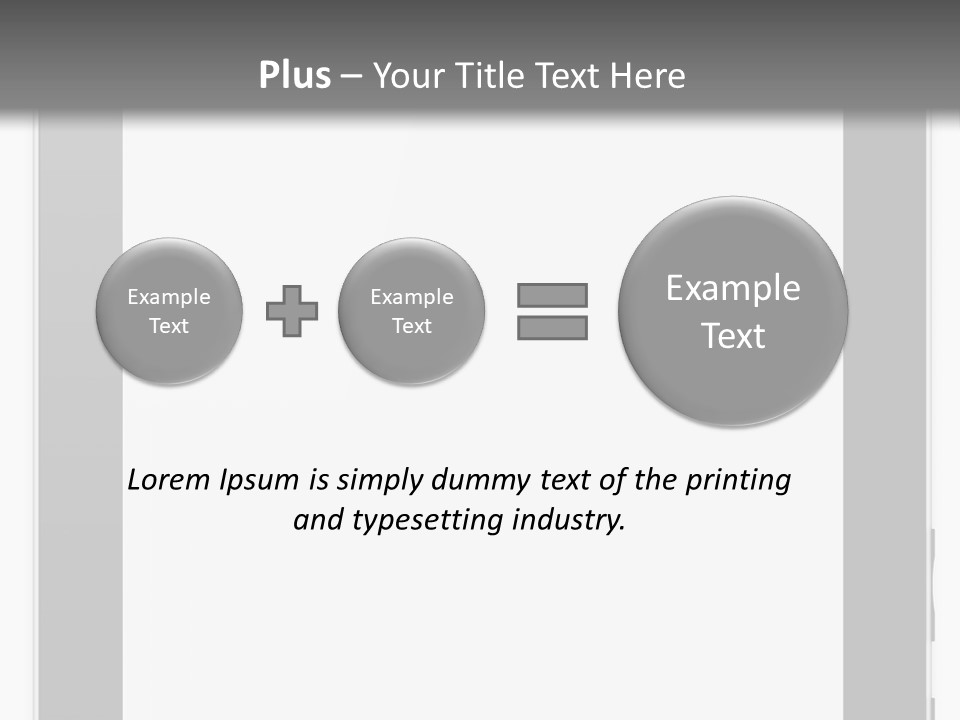 Black Mobile Design PowerPoint Template