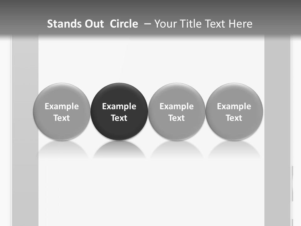 Black Mobile Design PowerPoint Template