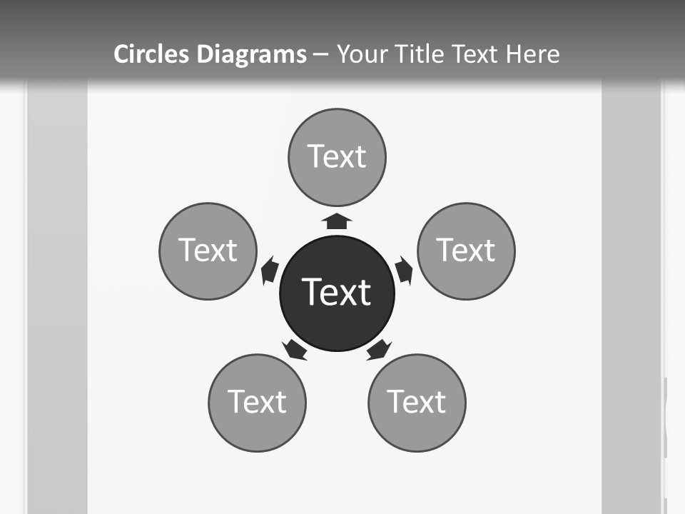Black Mobile Design PowerPoint Template