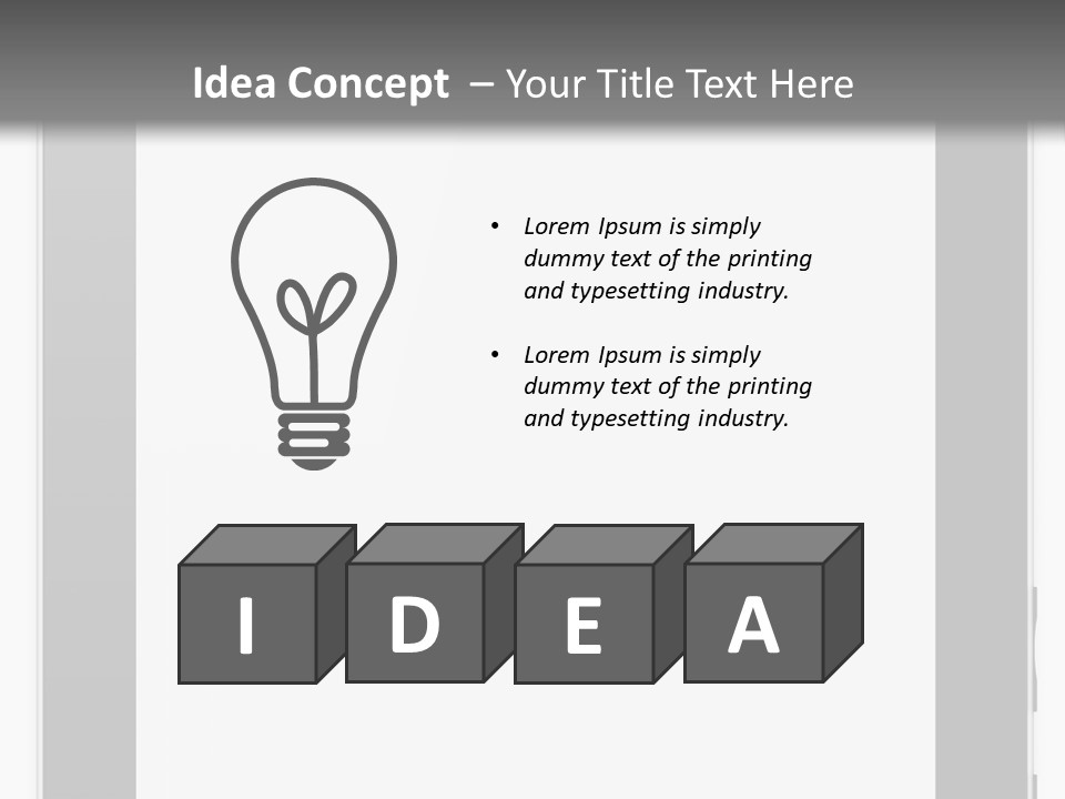 Black Mobile Design PowerPoint Template