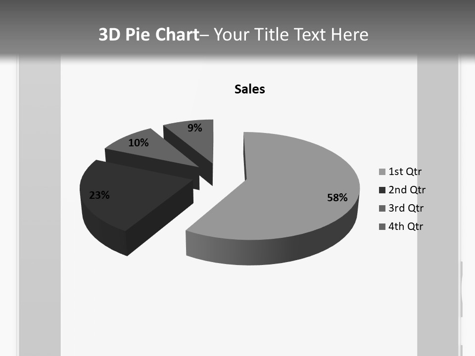 Black Mobile Design PowerPoint Template
