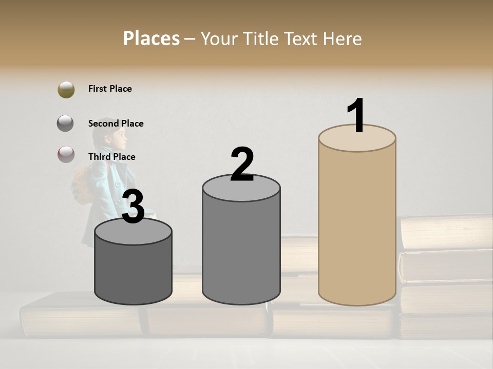 Rucksack Caucasian History PowerPoint Template