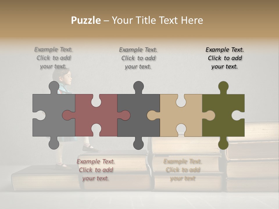 Rucksack Caucasian History PowerPoint Template