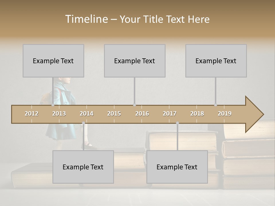 Rucksack Caucasian History PowerPoint Template