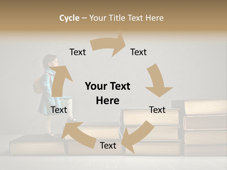 Rucksack Caucasian History PowerPoint Template