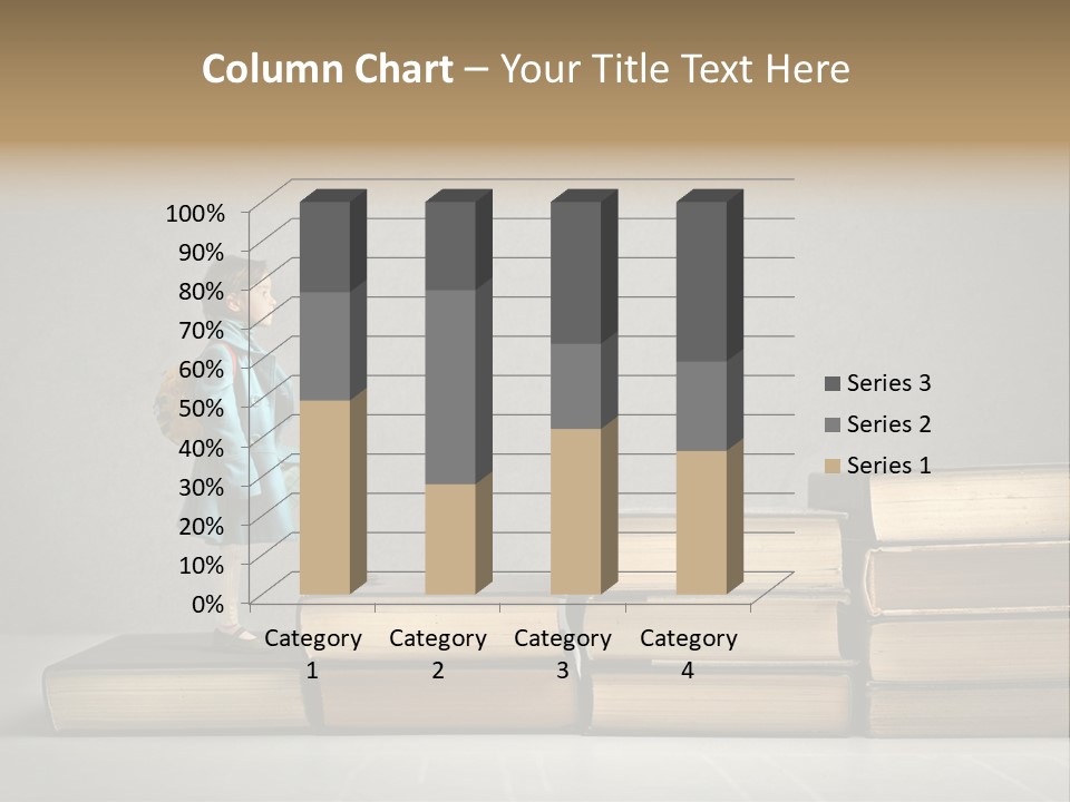 Rucksack Caucasian History PowerPoint Template
