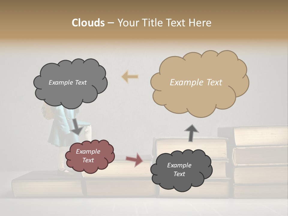 Rucksack Caucasian History PowerPoint Template