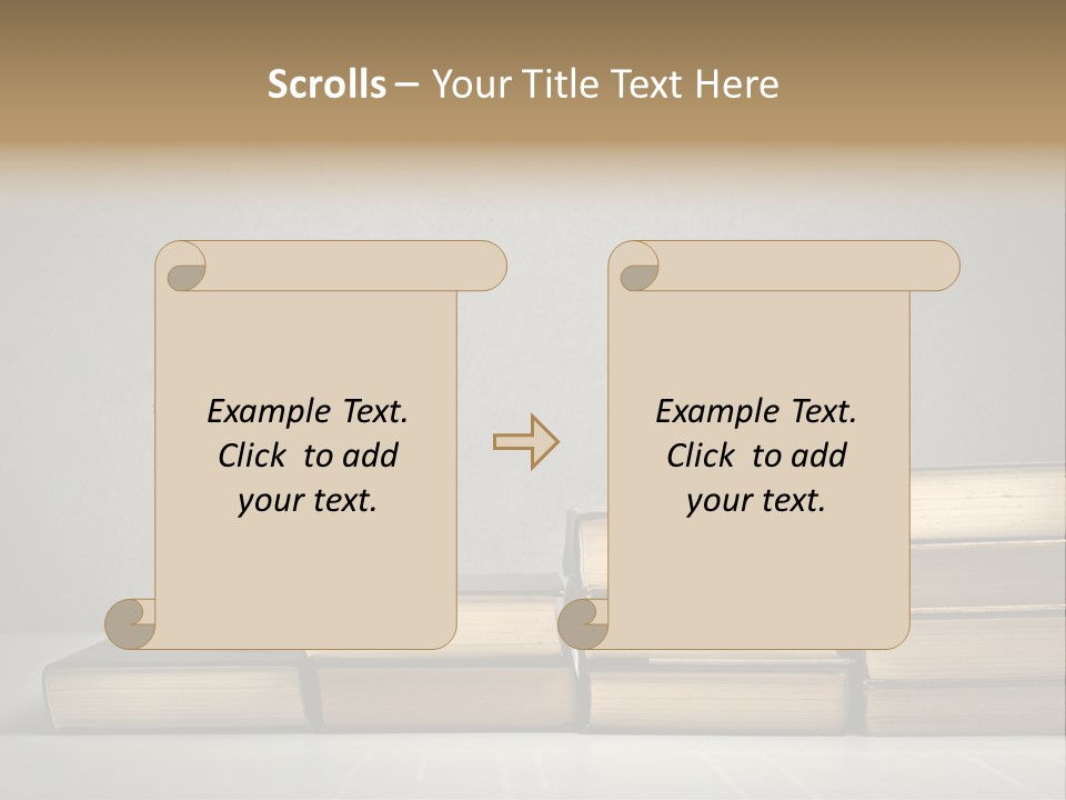 Rucksack Caucasian History PowerPoint Template