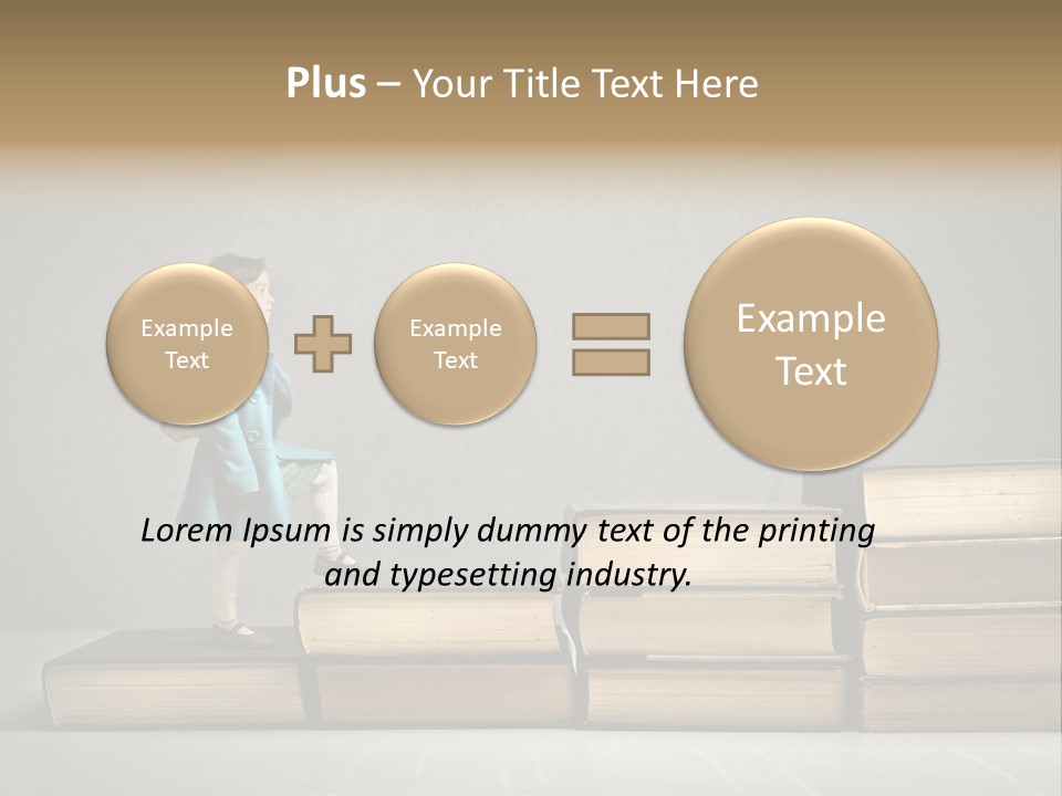 Rucksack Caucasian History PowerPoint Template
