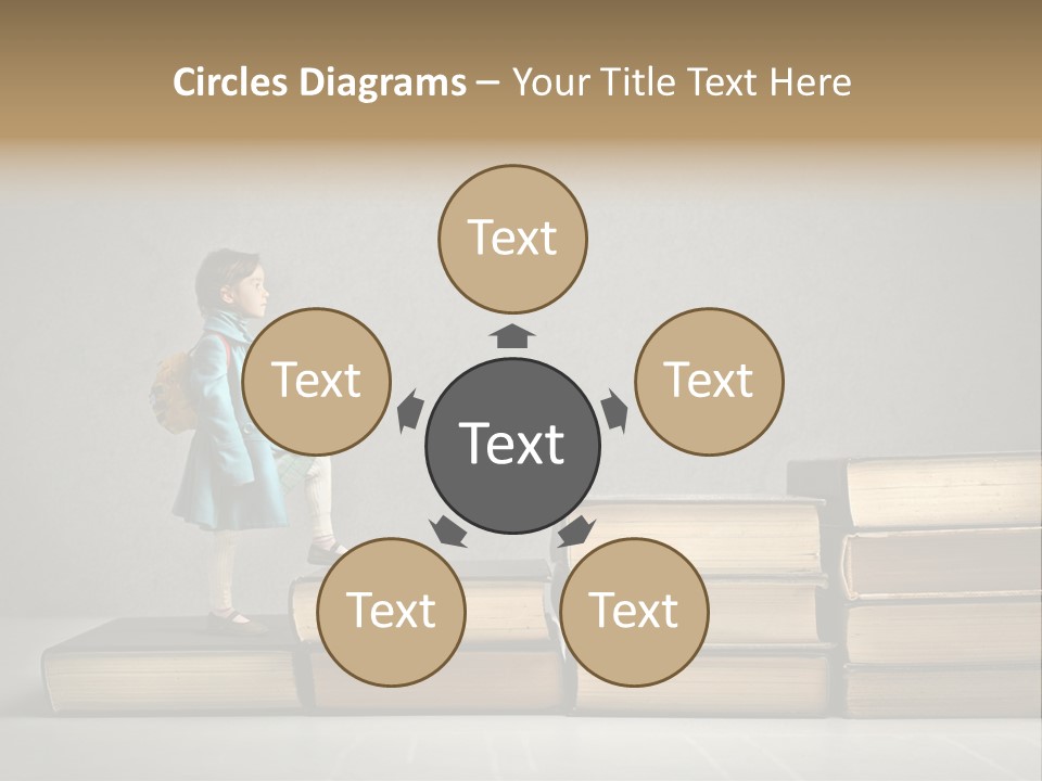 Rucksack Caucasian History PowerPoint Template