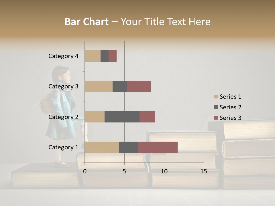 Rucksack Caucasian History PowerPoint Template