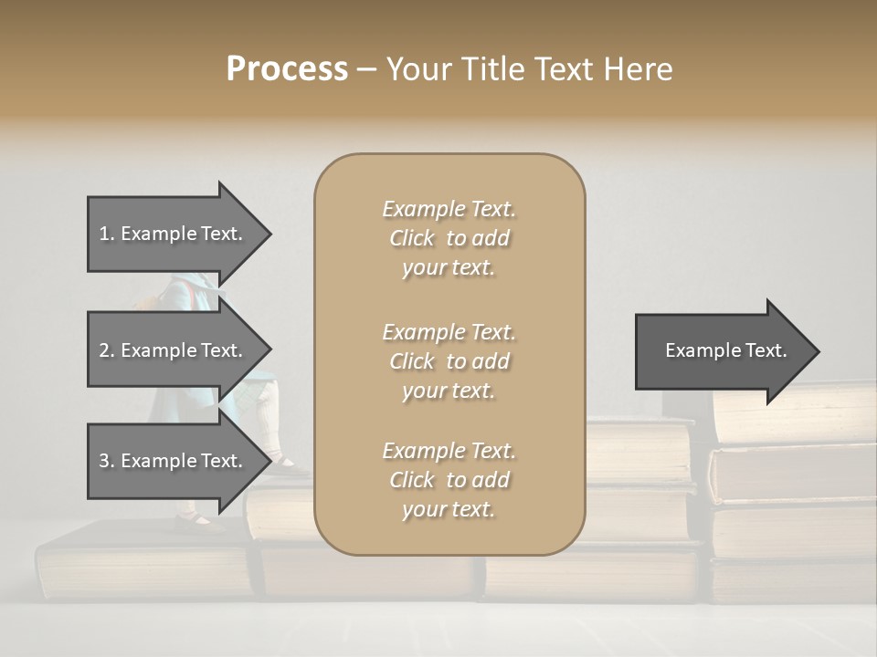 Rucksack Caucasian History PowerPoint Template