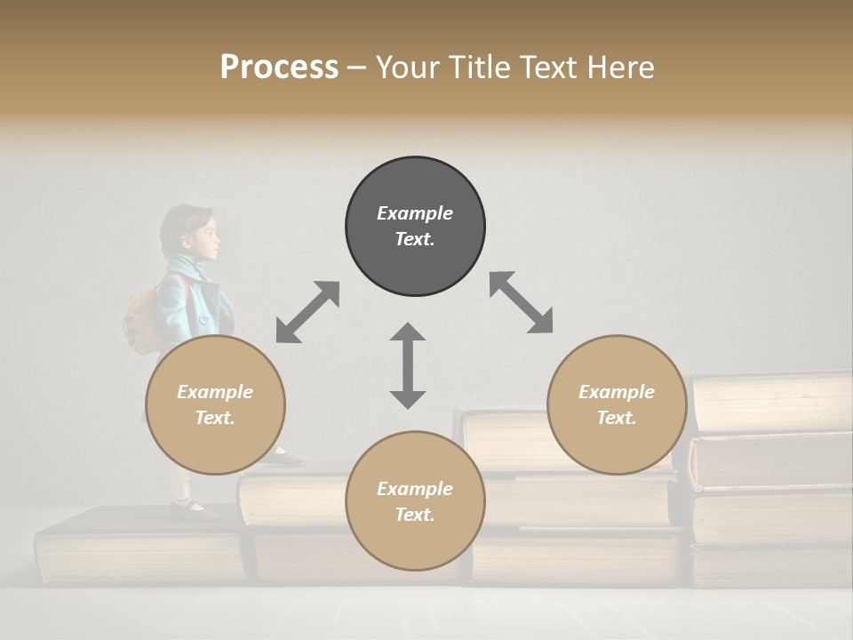 Rucksack Caucasian History PowerPoint Template