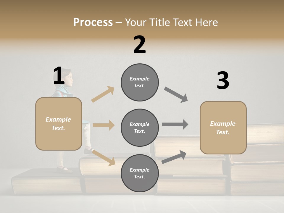 Rucksack Caucasian History PowerPoint Template