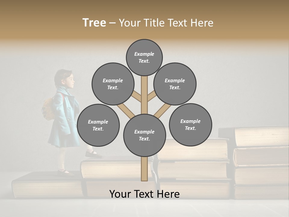 Rucksack Caucasian History PowerPoint Template