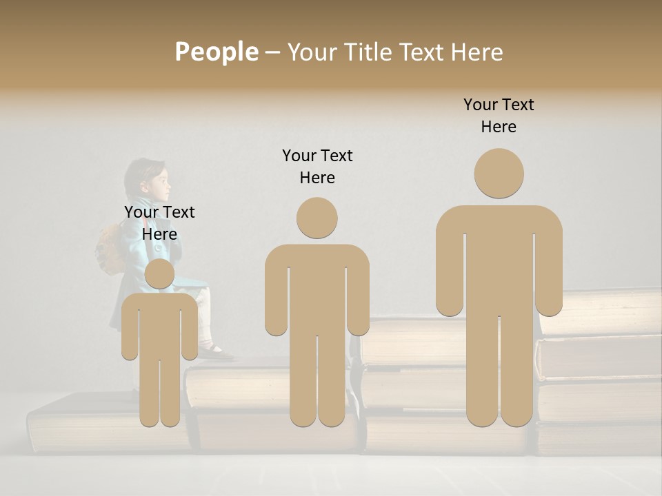 Rucksack Caucasian History PowerPoint Template