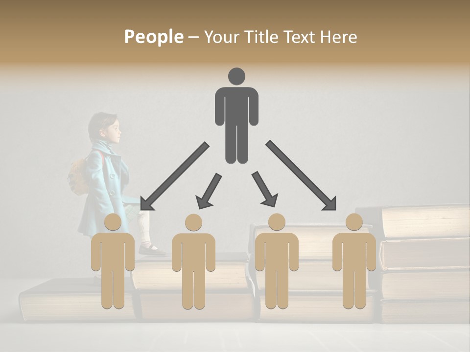 Rucksack Caucasian History PowerPoint Template