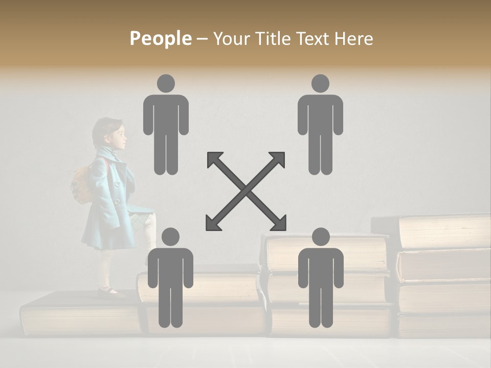 Rucksack Caucasian History PowerPoint Template