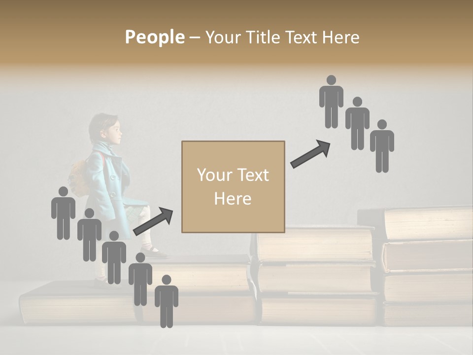 Rucksack Caucasian History PowerPoint Template