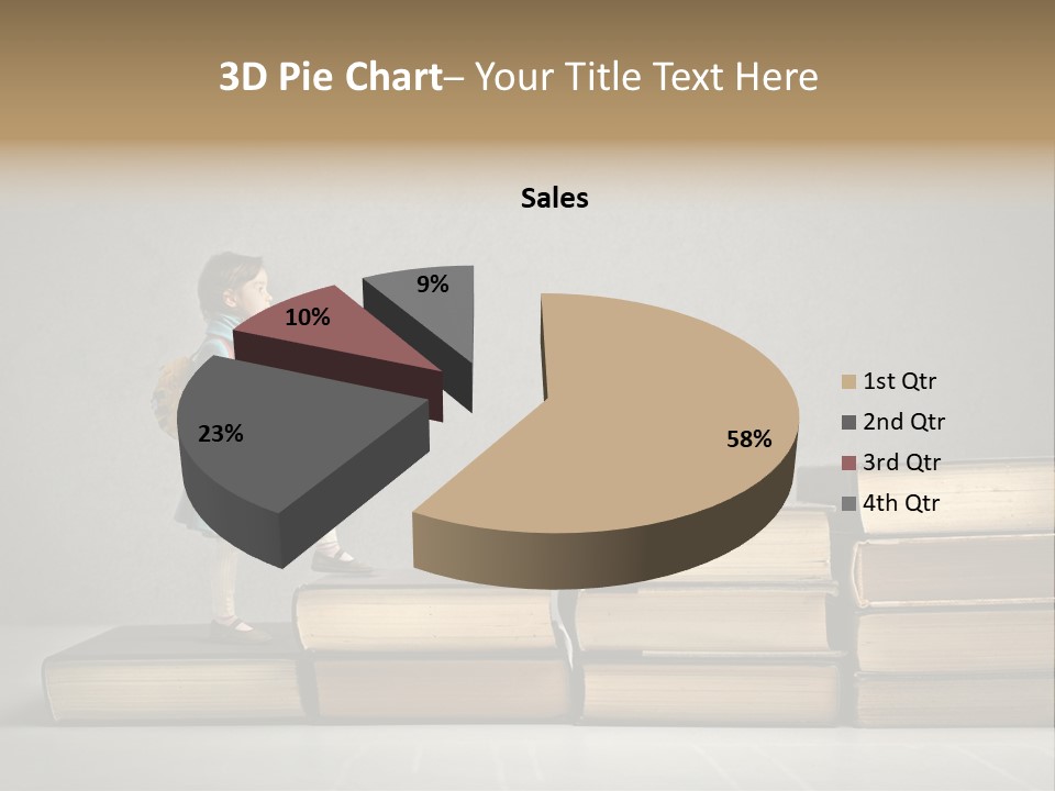Rucksack Caucasian History PowerPoint Template