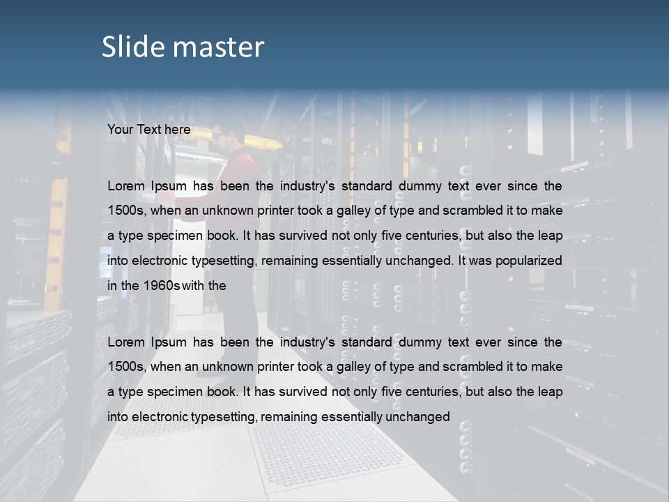 Storage Compartment Firewall It Support PowerPoint Template