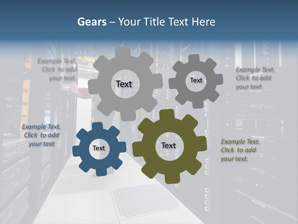 Storage Compartment Firewall It Support PowerPoint Template