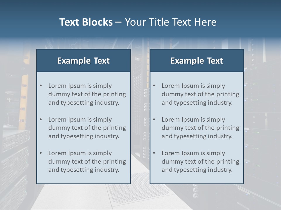 Storage Compartment Firewall It Support PowerPoint Template