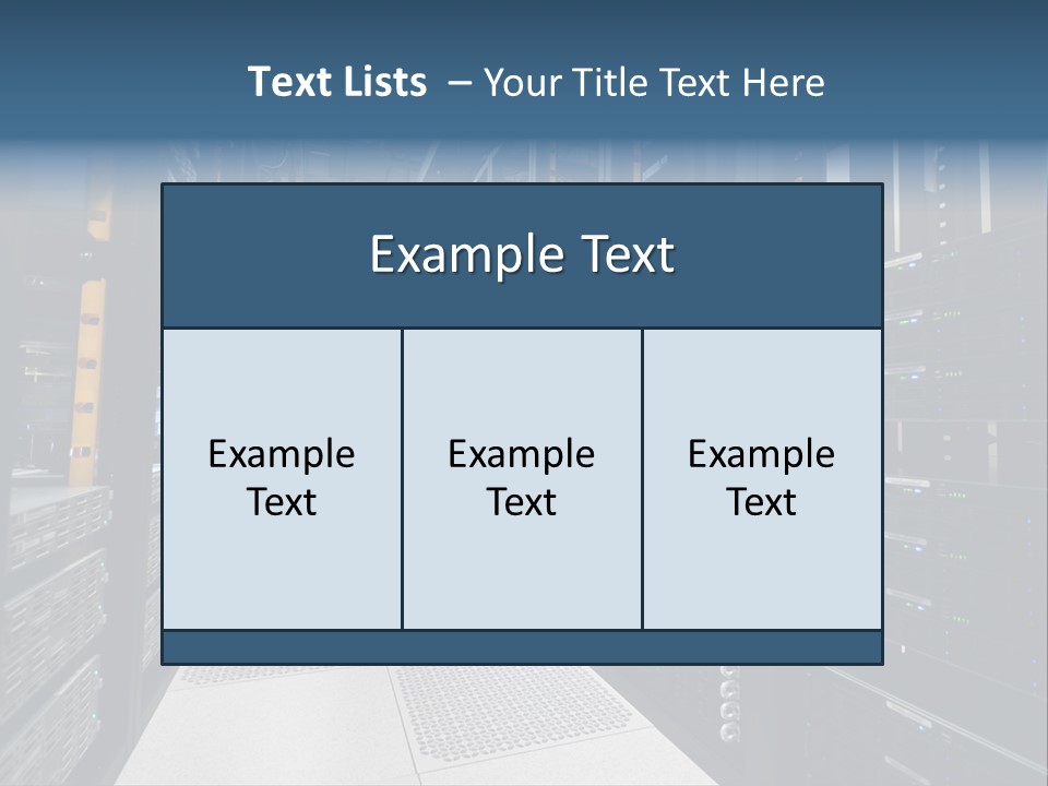 Storage Compartment Firewall It Support PowerPoint Template