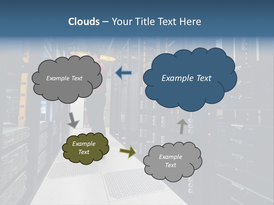 Storage Compartment Firewall It Support PowerPoint Template