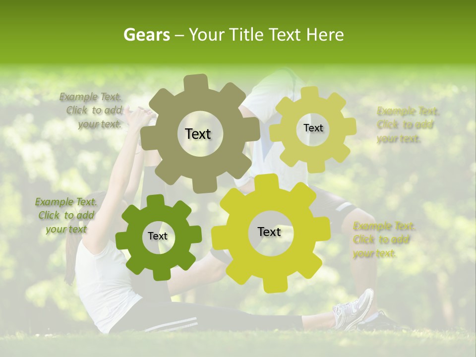 Fitness Run Spring PowerPoint Template