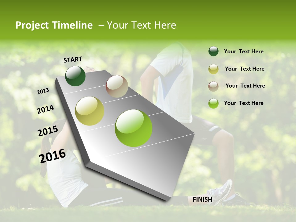 Fitness Run Spring PowerPoint Template