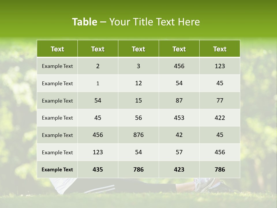 Fitness Run Spring PowerPoint Template