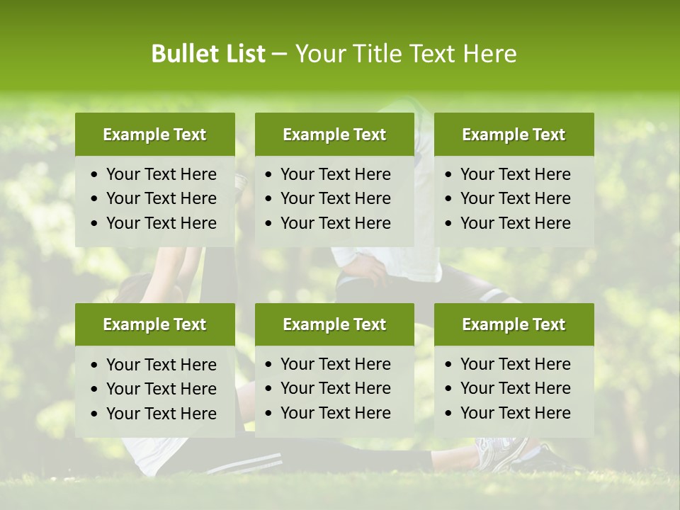 Fitness Run Spring PowerPoint Template