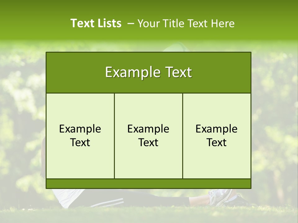 Fitness Run Spring PowerPoint Template