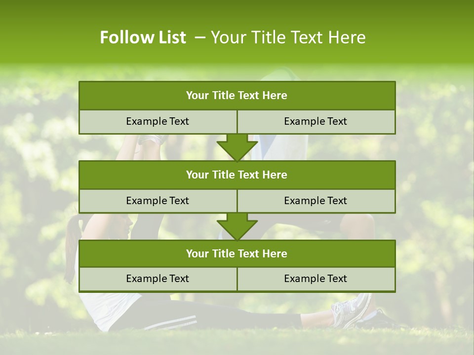 Fitness Run Spring PowerPoint Template