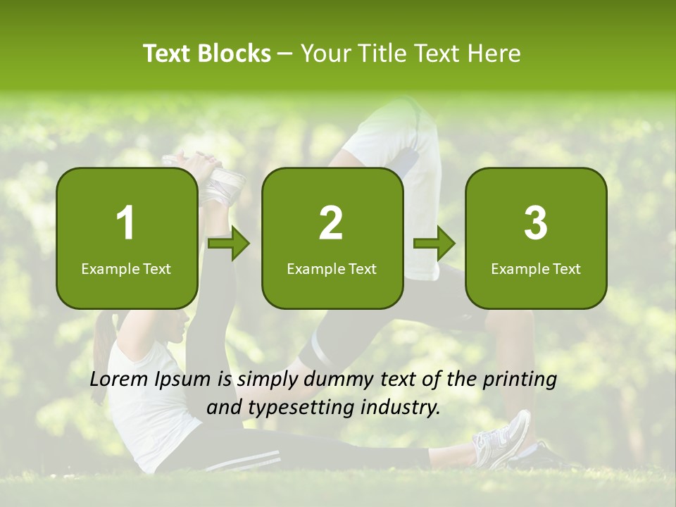 Fitness Run Spring PowerPoint Template