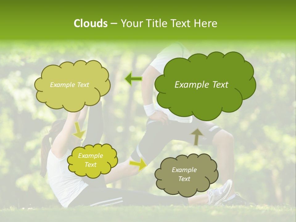 Fitness Run Spring PowerPoint Template