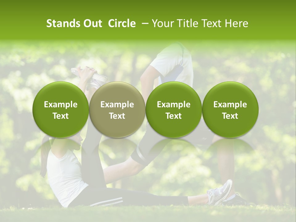 Fitness Run Spring PowerPoint Template