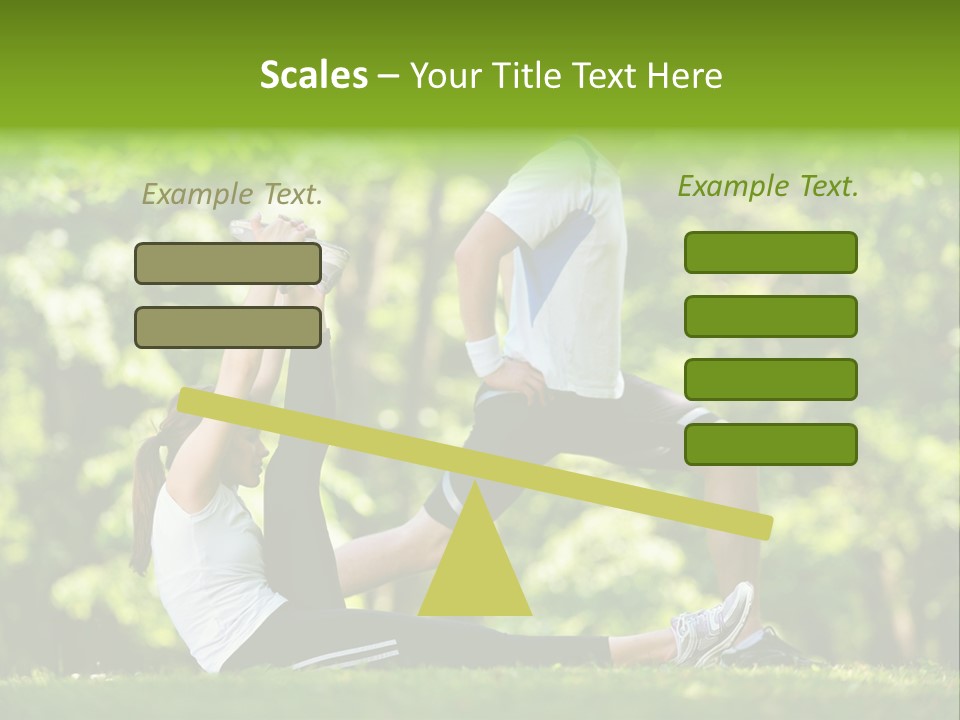 Fitness Run Spring PowerPoint Template